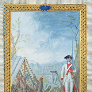 Uniforms of the French Infantry during the American War of Independence (gouache