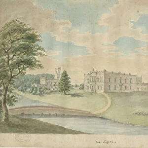 Unknown location - Hall: water colour painting, nd [c 1762-1802] (painting)