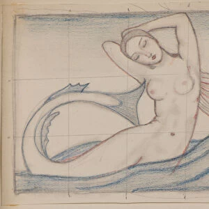 Untitled [Mermaid] (pencil)