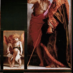 Vallombrosa Altarpiece: st John Baptist and st Bernard degli Uberti, side panels