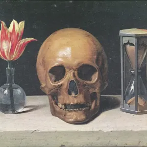 オリジナル油絵(vanitas) F10 ばかばかしい 