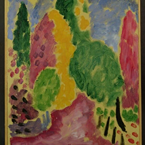 Variation, 1914 (oil on canvas)