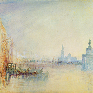 Venice, The Mouth of the Grand Canal, c. 1840 (w / c on paper)