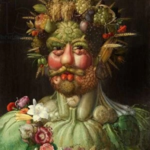 Giuseppe Arcimboldo Fine Art Print Collection: Fruit and vegetable portraits