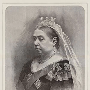 Victoria, Queen of Great Britain and Ireland, Empress of India (engraving)