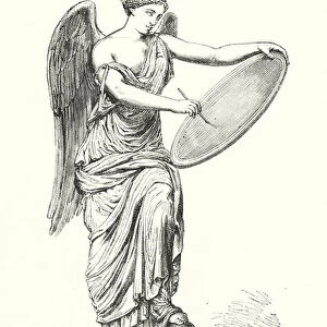 Victoria, Roman goddess of victory (engraving)