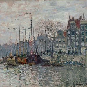 View of Amsterdam, 1874 (oil on canvas)