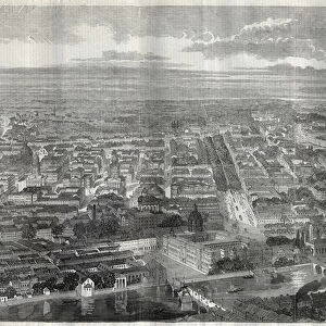 View of the City of Berlin (Berlino) in 1858