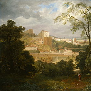 View of Clifton from Leigh Woods, c. 1818-20 (oil on panel)