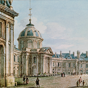 View of the College des Quatre Nations, Paris, c. 1810 (w / c on paper)