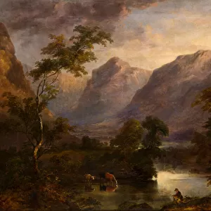 A view of Langdale, c. 1827-90 (oil on canvas)