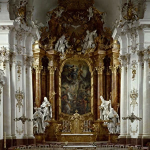 View of the nave of the Church of the Augustinian Convent. 1732-1739 (photography)