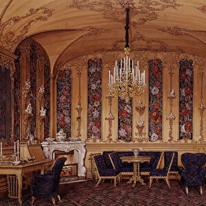 View of the oak cabinet of Alexandra Fyodorovna (Fedorovna or Feodorovna or Charlotte of
