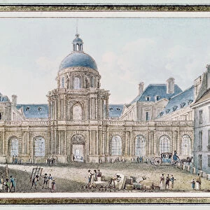 View of the Palais du Senat Conservateur (Le Luxembourg) Paris (w / c on paper)