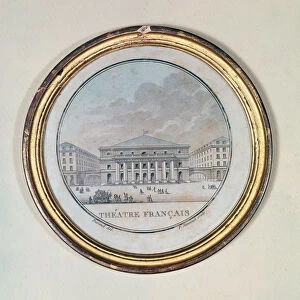 View of the Salle de l Odeon of the Theatre Francais, engraved by F. Janninet