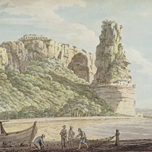 A View at Terracina, 1778 (w / c, pen & ink over pencil on paper)