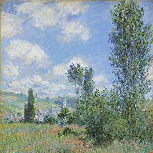 View of Vetheuil, 1880 (oil on canvas)