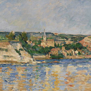 Village at the Waters Edge, c. 1876 (oil on canvas)