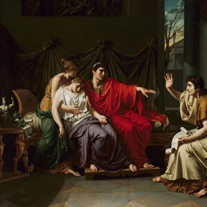 Virgil Reading the "Aeneid"to Augustus, Octavia, and Livia, 1790 (oil on canvas)