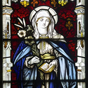 Virgin Mary, 1898 (stained glass)