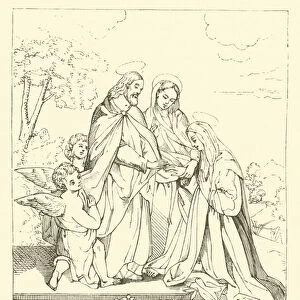 Vision of St Catherine of Siena, Vanni (engraving)