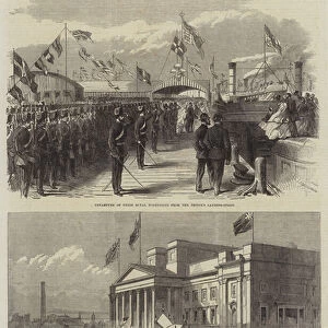 Visit of the Prince and Princess of Wales to Liverpool (engraving)
