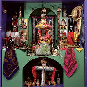 Voodoo Altar (mixed media)