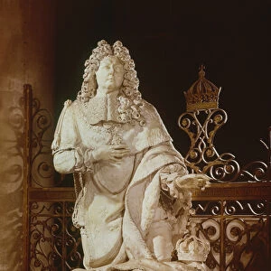 The Vow of Louis XIII (1601-43) detail of Louis XIV (1638-1715) 1715 (marble)