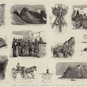 The Voyage of the SY "Ceylon"to the Land of the Midnight Sun (engraving)