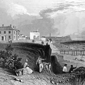 Walton on the Naze, Essex, engraved by William Tombleson, 1832 (engraving)