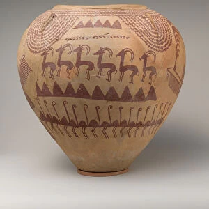 Ware Jar decorated with Animals (painted pottery)