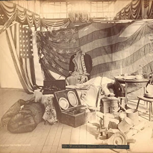 Washington relics - Government Building, 1876 (b / w photo)