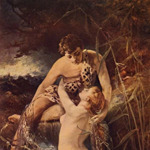 Water nymph (colour litho)