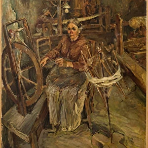 Weaver, 1923 (oil on canvas)