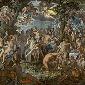 The Wedding of Peleus and Thetis, 1612 (oil on copper)