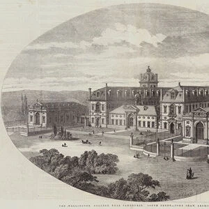 The Wellington College, near Sandhurst, South Front, John Shaw, Architect (engraving)