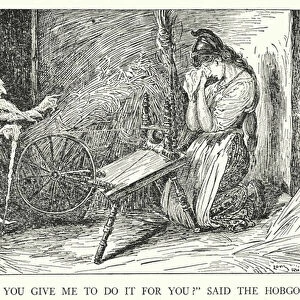 "What will you give me to do it for you?"said the Hobgoblin (litho)