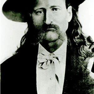 Wild Bill Hickok (b / w photo)