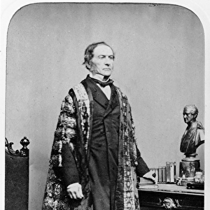 William Ewart Gladstone, c. 1860 (b / w photo)