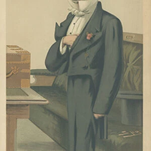 William Ewart Gladstone (colour litho)