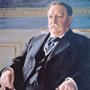 William H. Taft (1857-1930) (colour litho)