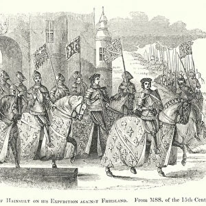 William of Hainault on his Expedition against Friesland (engraving)