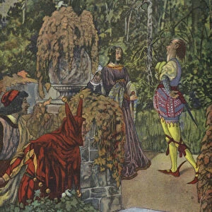 William Shakespeare, Twelfth Night (colour litho)