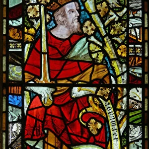 Window Ew depicting Solomon on the Tree of Jesse (stained glass)