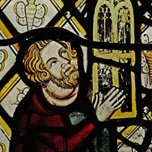 Window n3 depicting a donor - Robert Skelton giving the window