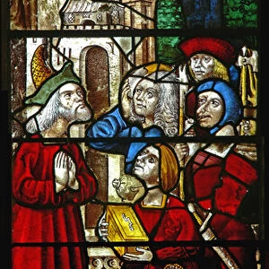 Window SaEw depicting a scene from a legend of St Nicholas
