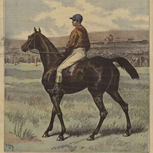 The winner of the Grand Prix (colour litho)