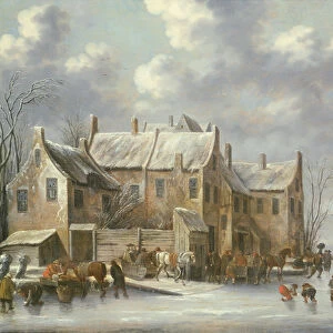 Winter Scene with View at Medemblik