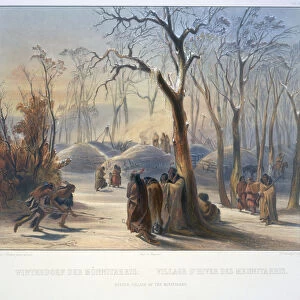 Winter Villiage of the Minatarres