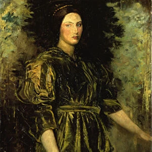 Woman in Green Velvet, 1918 (oil on canvas)